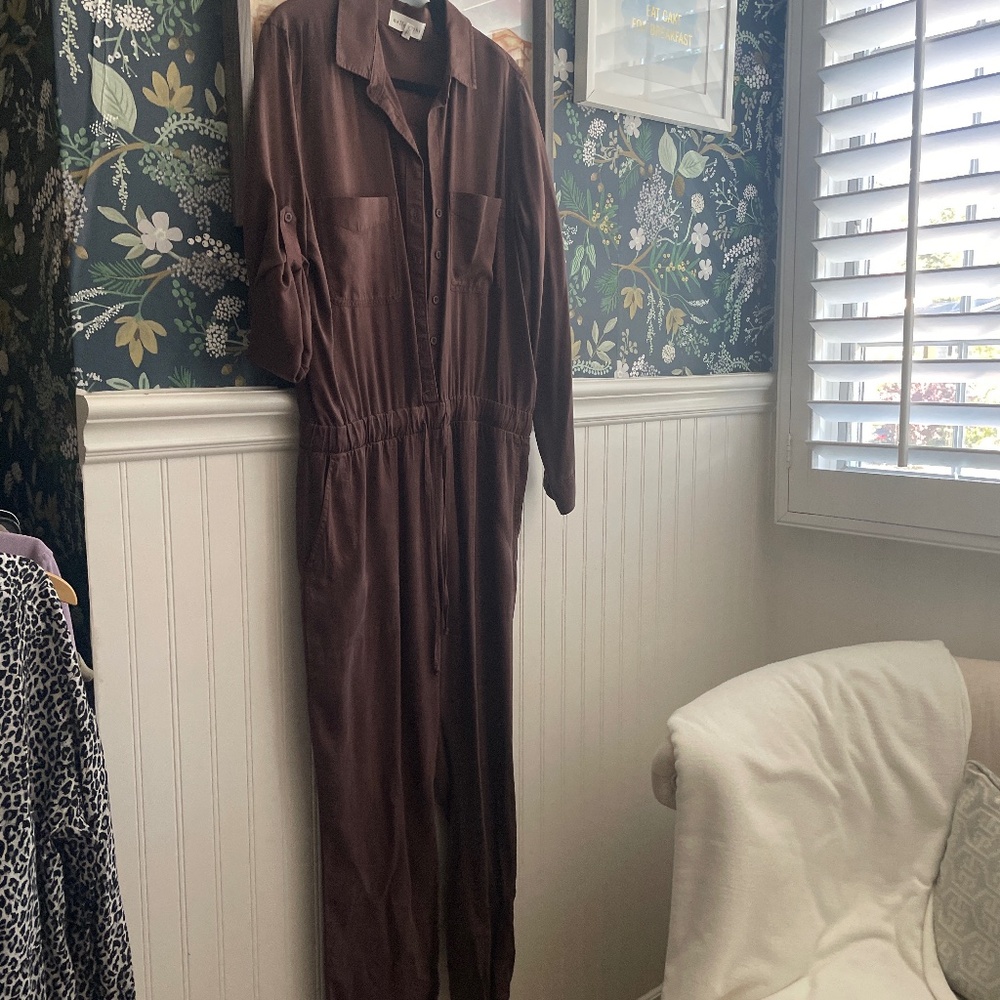 Washed silk Jumpsuit